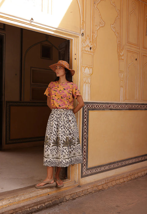 Ete Hat in Mini Floral