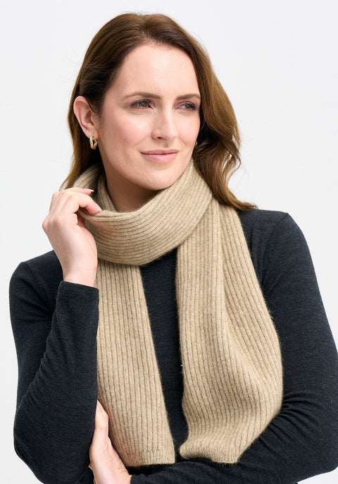 Ribbed Scarf in Various Colours