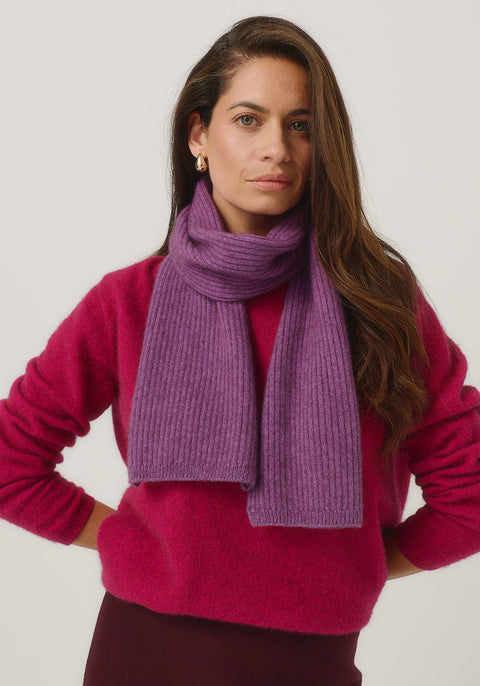 Ribbed Scarf in Various Colours