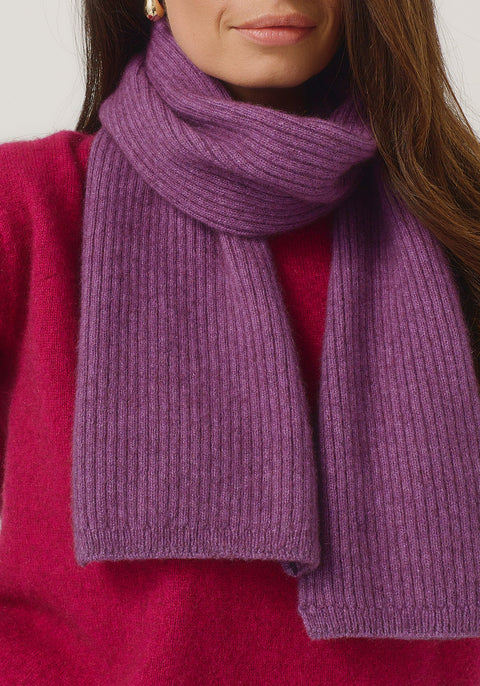 Ribbed Scarf in Various Colours