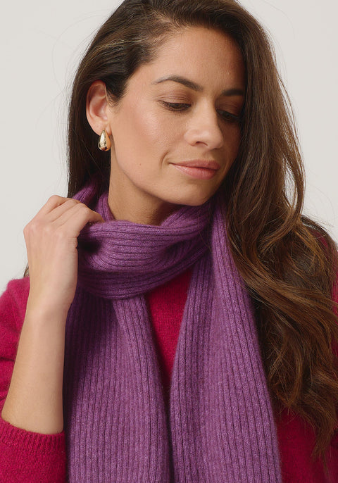 Ribbed Scarf in Various Colours