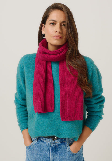 Ribbed Scarf in Various Colours