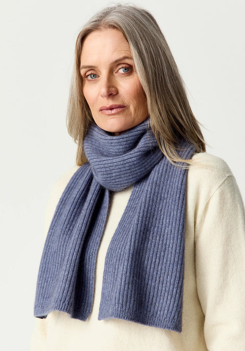 Ribbed Scarf in Various Colours