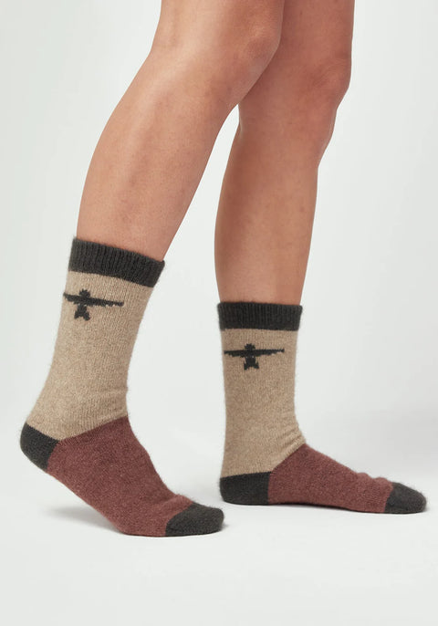 Colour Block Socks in Various Colours