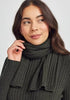 Rib Merino Scarf in Various Colours