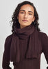 Rib Merino Scarf in Various Colours