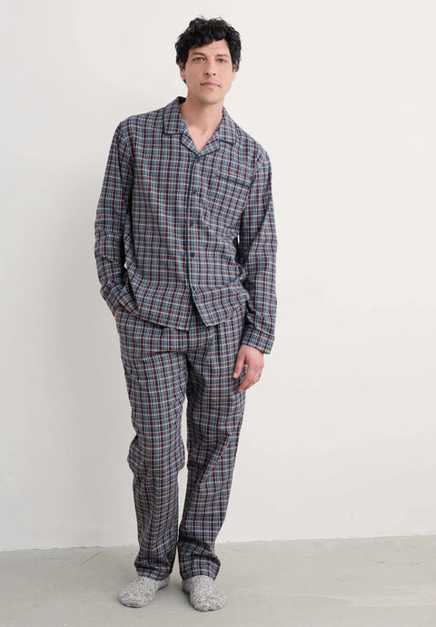 Men's Netter Pyjama Set in Raven Dark Lake