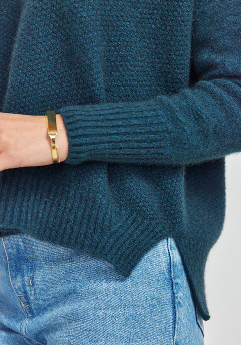 Sofia Sweater in Deep Teal