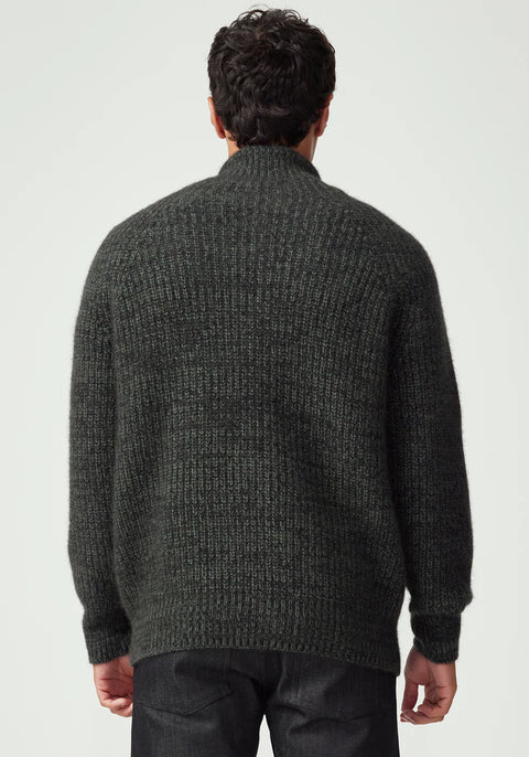 Kenzie Zip Sweater in Wilderness/Bayleaf | UNISEX