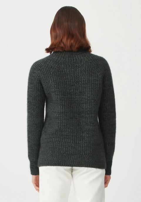 Kenzie Zip Sweater in Wilderness/Bayleaf | UNISEX