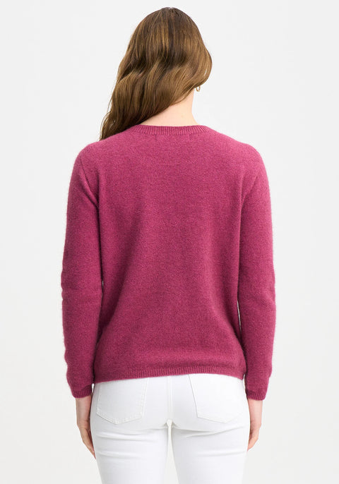 Mia Crew Sweater in Magnolia