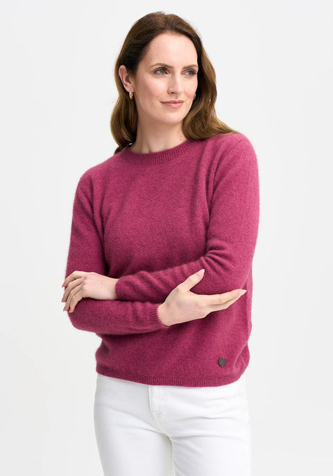 Mia Crew Sweater in Magnolia