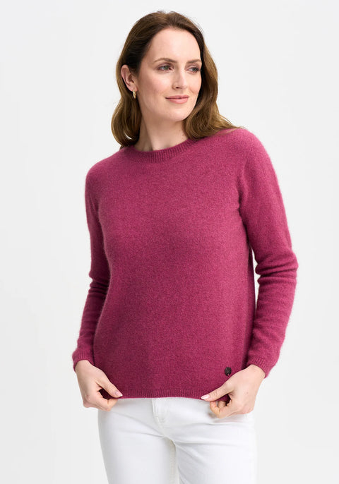 Mia Crew Sweater in Magnolia