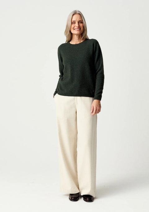 Mia Crew Sweater in Wilderness