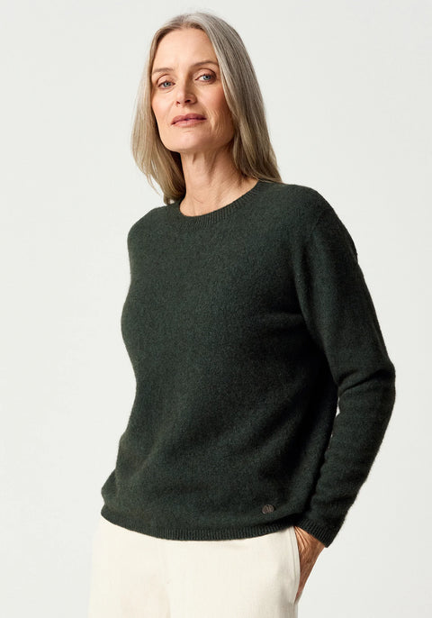 Mia Crew Sweater in Wilderness