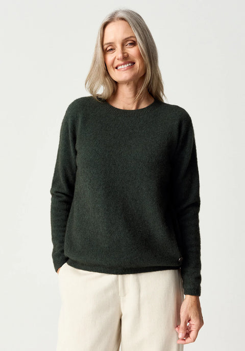 Mia Crew Sweater in Wilderness