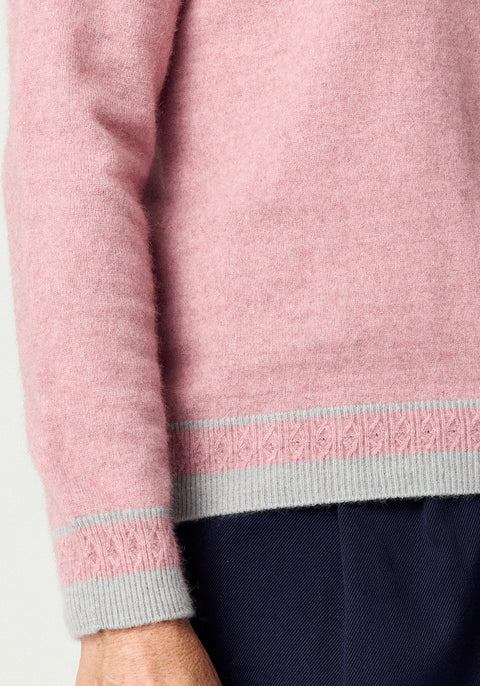 Hara Cardigan in Lily/Stone