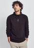 Estuary Half Zip in Chocolate/Slate