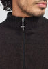 Estuary Half Zip in Chocolate/Slate