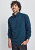 Estuary Half Zip in Deep Teal/Slate