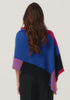 Empress Poncho in Dusty Blue/Lupin Multi