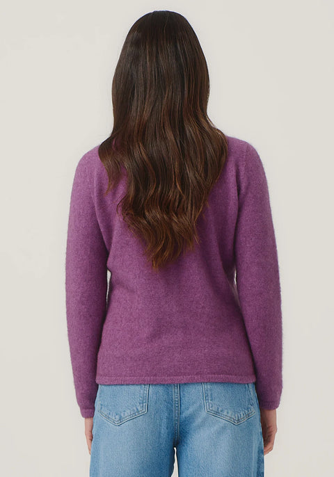 Shell Cardigan in Lilac