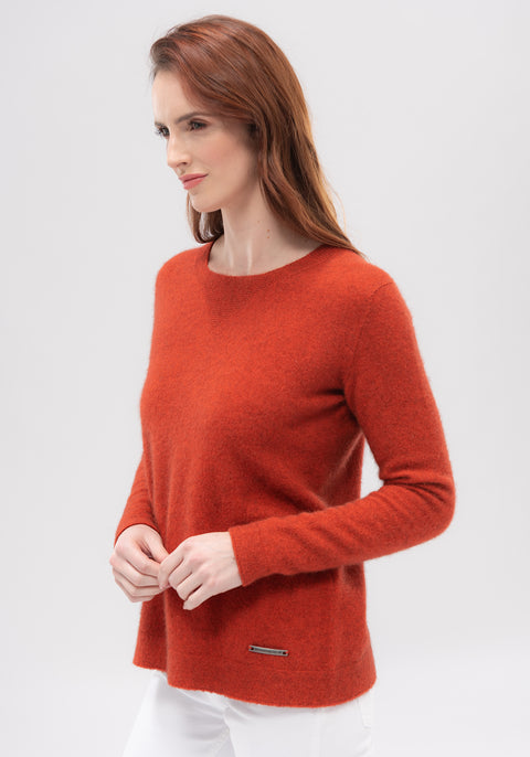 Relaxed Sweater in Tamarillo