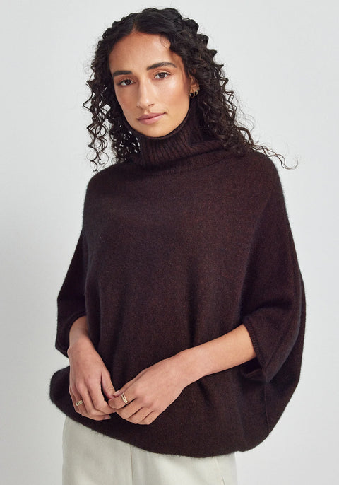 Air Cape Sweater in Cocao