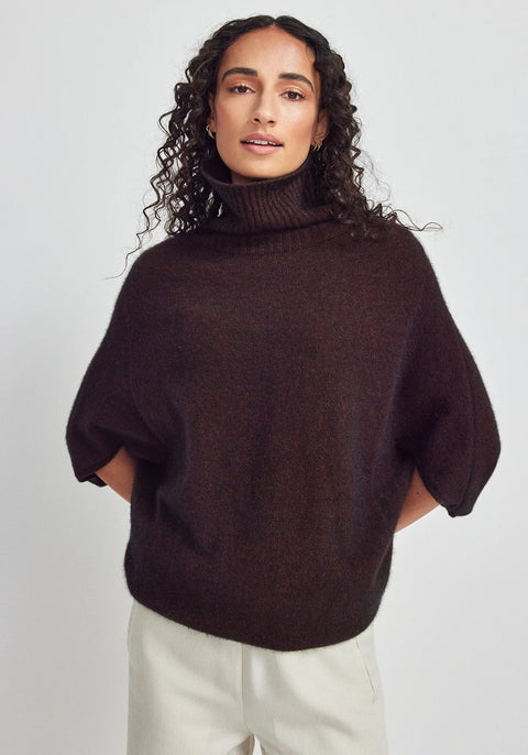 Air Cape Sweater in Cocao