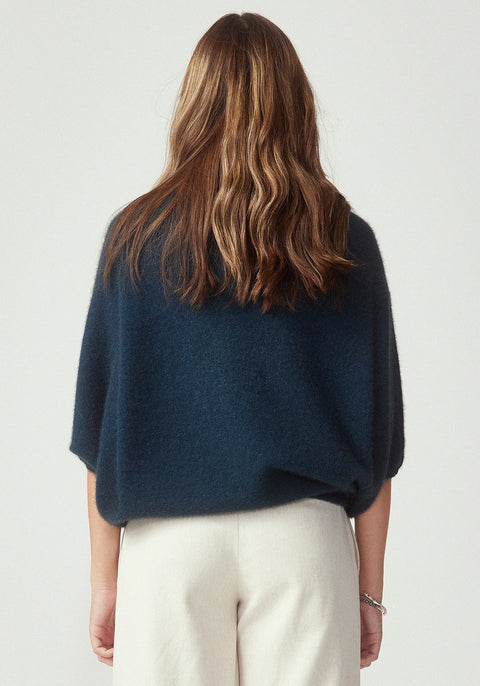 Air Cape Sweater in Deep Teal