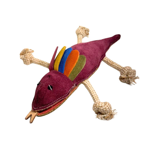 Fink the Frillneck Lizard Dog Toy