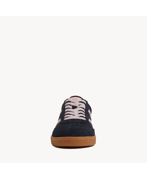 Parallel Navy/Pink Suede