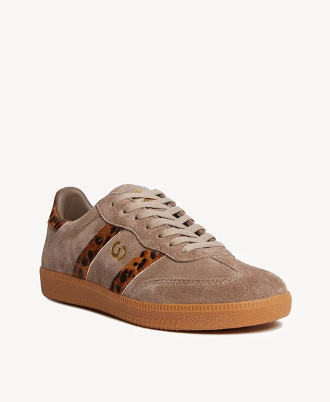 Parallel Walnut/Leopard Suede