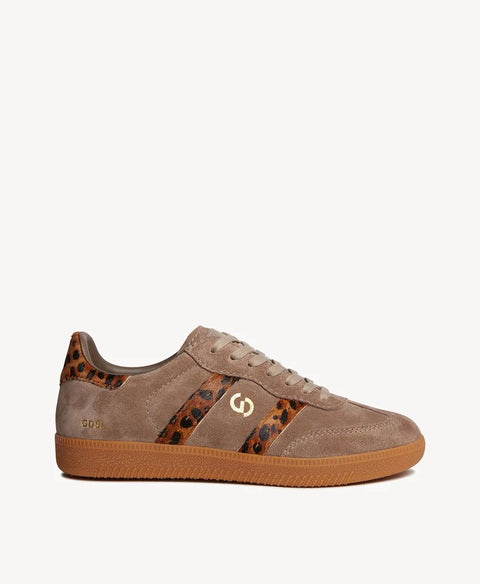 Parallel Walnut/Leopard Suede