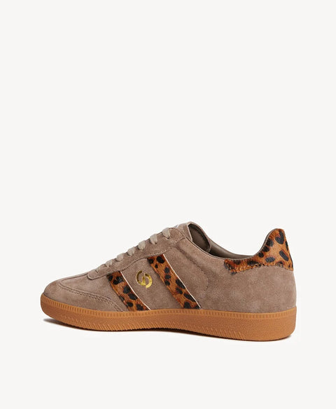 Parallel Walnut/Leopard Suede