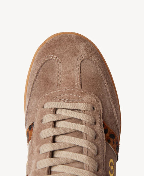 Parallel Walnut/Leopard Suede