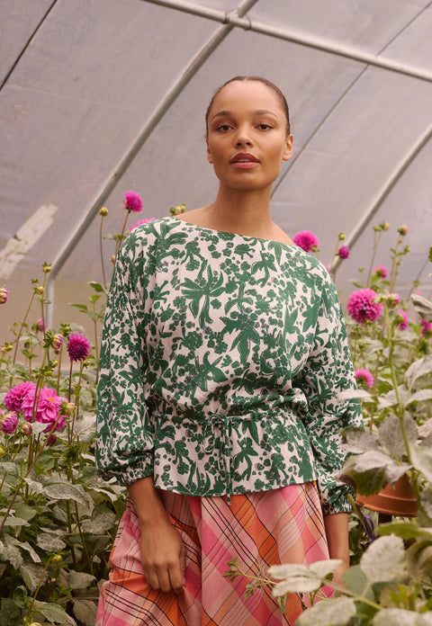 Ophelia Top in Parsley