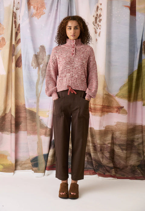 Charlie Knit in Dusk Drop