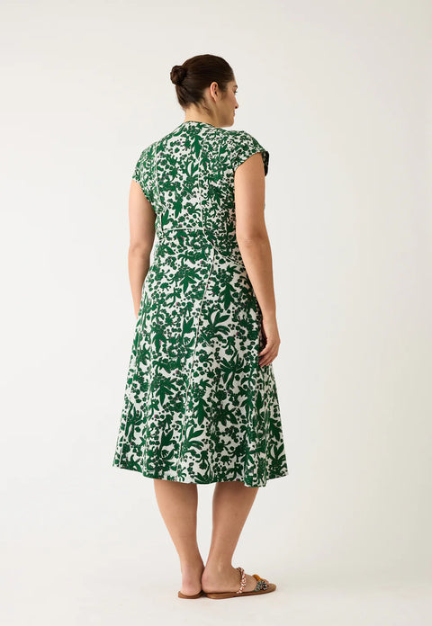 Reyes Sleeveless Dress in Parsley