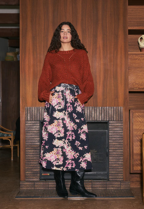 Stella Skirt in Hydrangea Pink