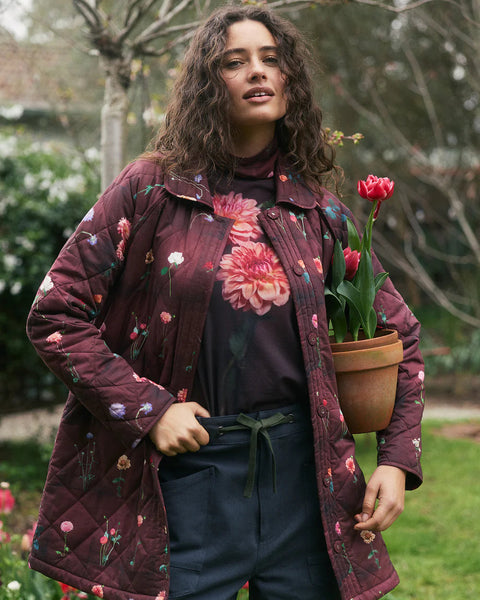 Flora Trench in Bloom Tile