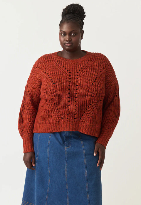 Lou Knit in Rust