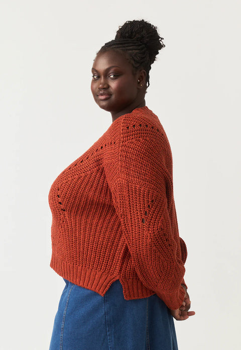 Lou Knit in Rust