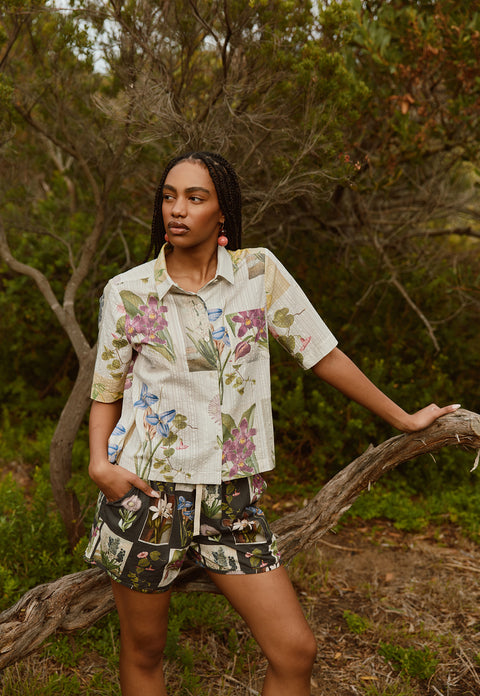 Summer Shirt in Archive Floral