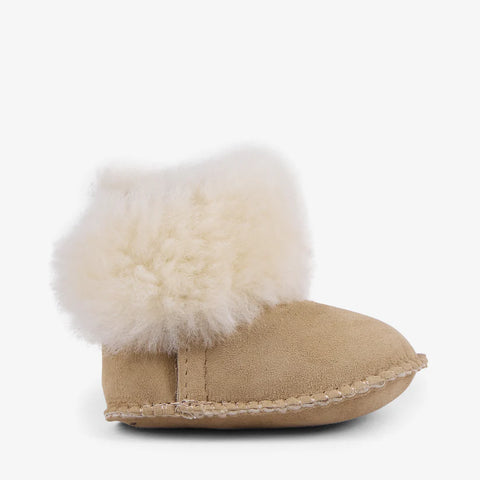 Deluxe Baby Bootie in Sand