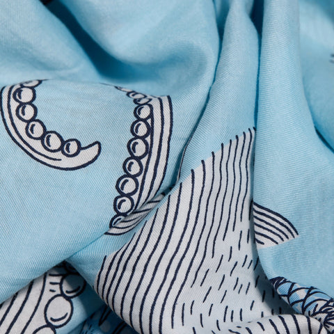 Poseidon Scarf in Turquoise
