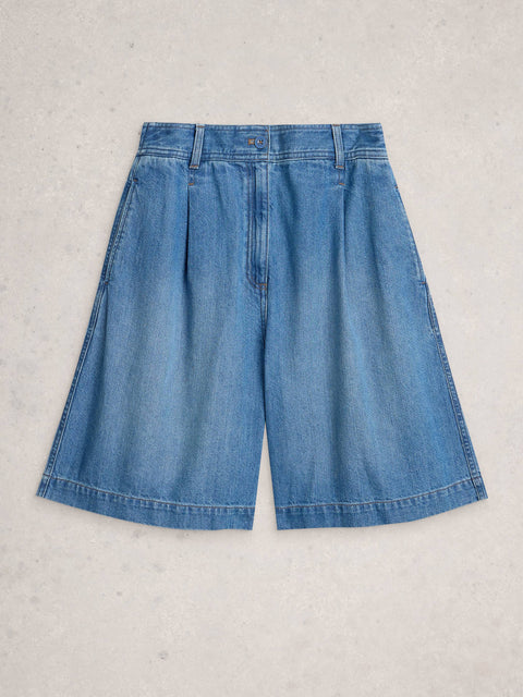 Sasha Short in Mid Denim