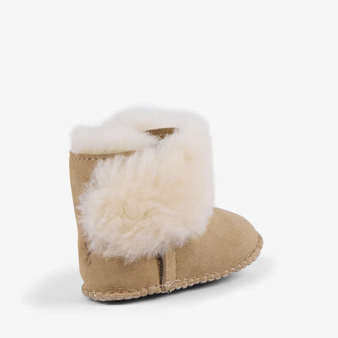 Deluxe Baby Bootie in Sand