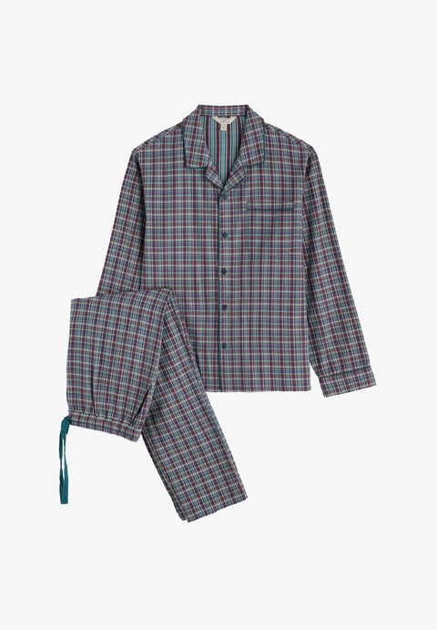 Men's Netter Pyjama Set in Raven Dark Lake