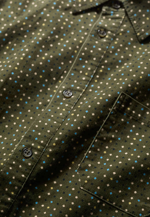 Men's Shoreman Printed Shirt in Rock Spot Hosta